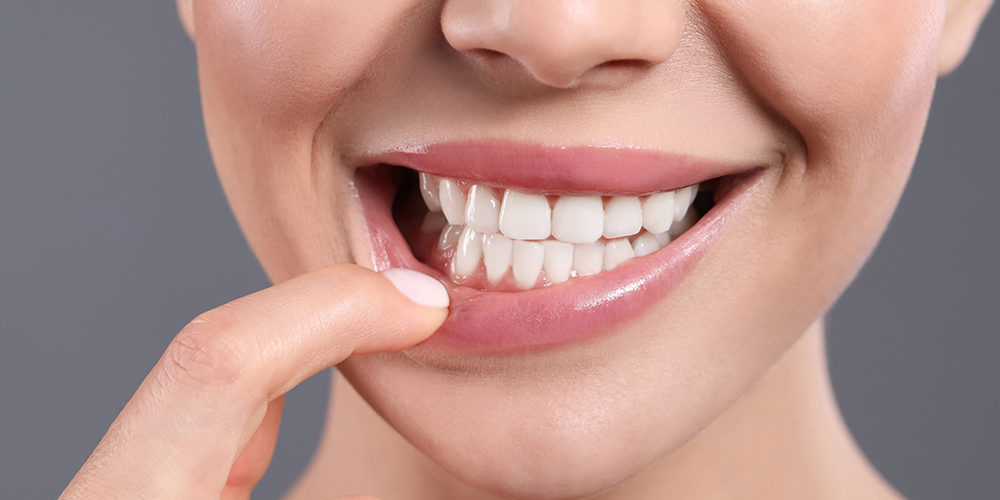 Gum health evaluation during a dental examination